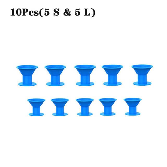 Hitteloze Silicone Haarkrullers (10st)