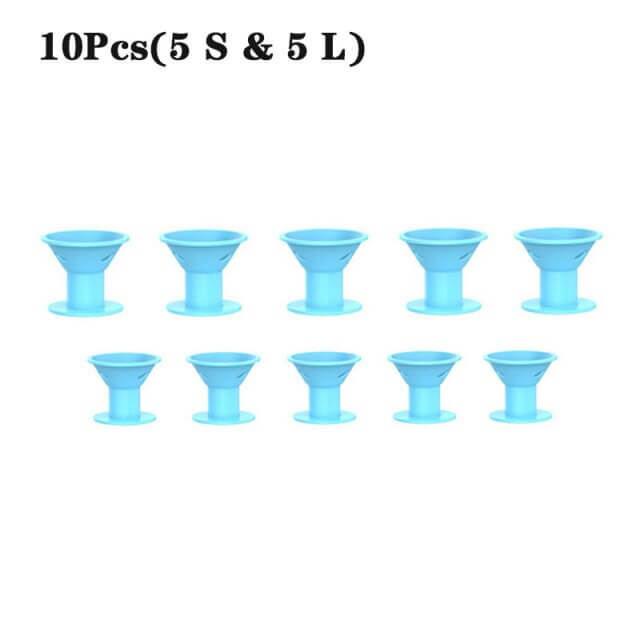 Hitteloze Silicone Haarkrullers (10st)