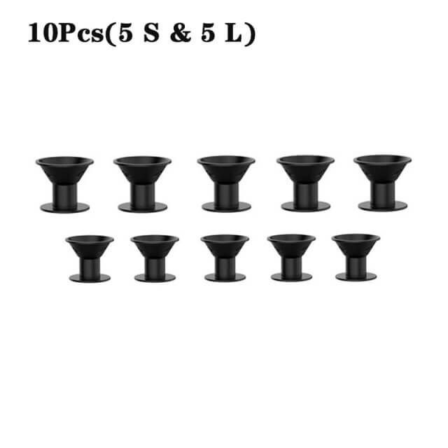 Hitteloze Silicone Haarkrullers (10st)