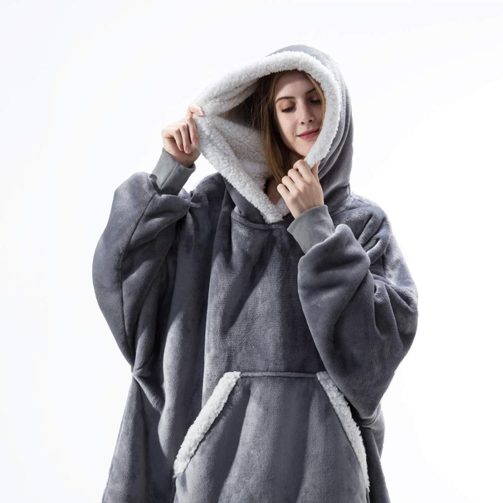 Furry Hoodie Deken