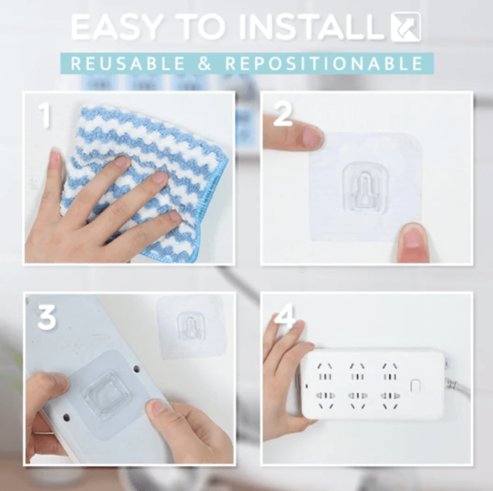 Dubbelzijdige Zelfklevende Haken