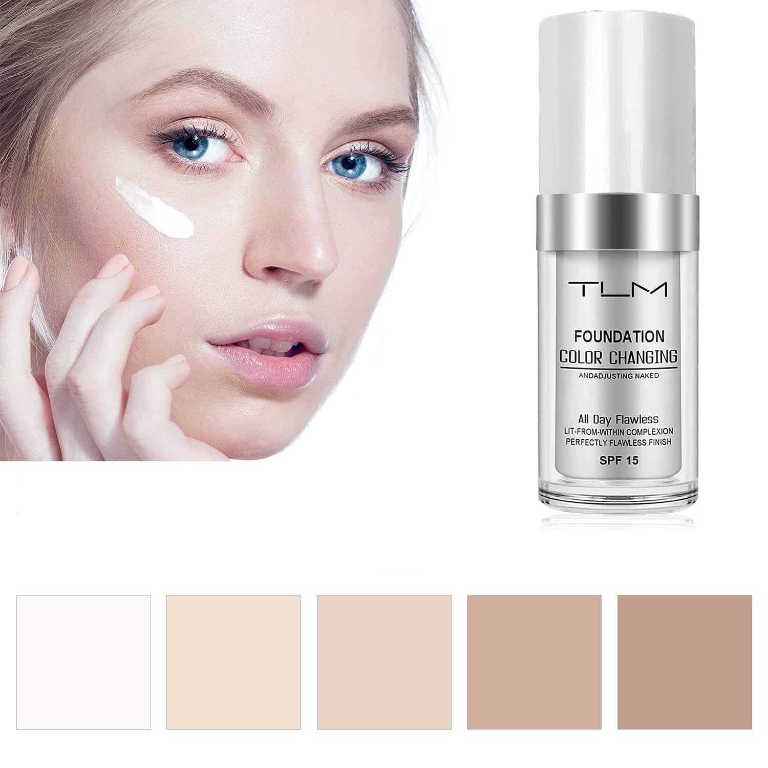 Kleur veranderende Foundation