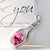 Drift Bottle Kristal Hart Ketting