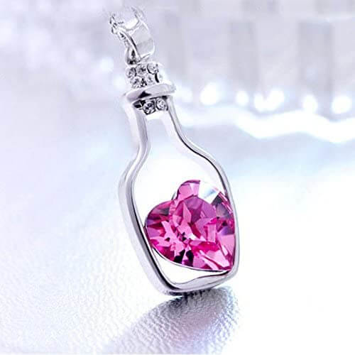Drift Bottle Kristal Hart Ketting