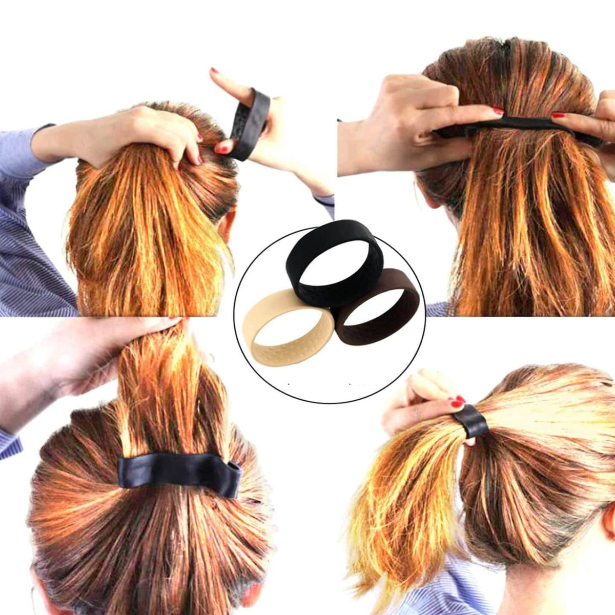 Elastische Silicone Paardestaart