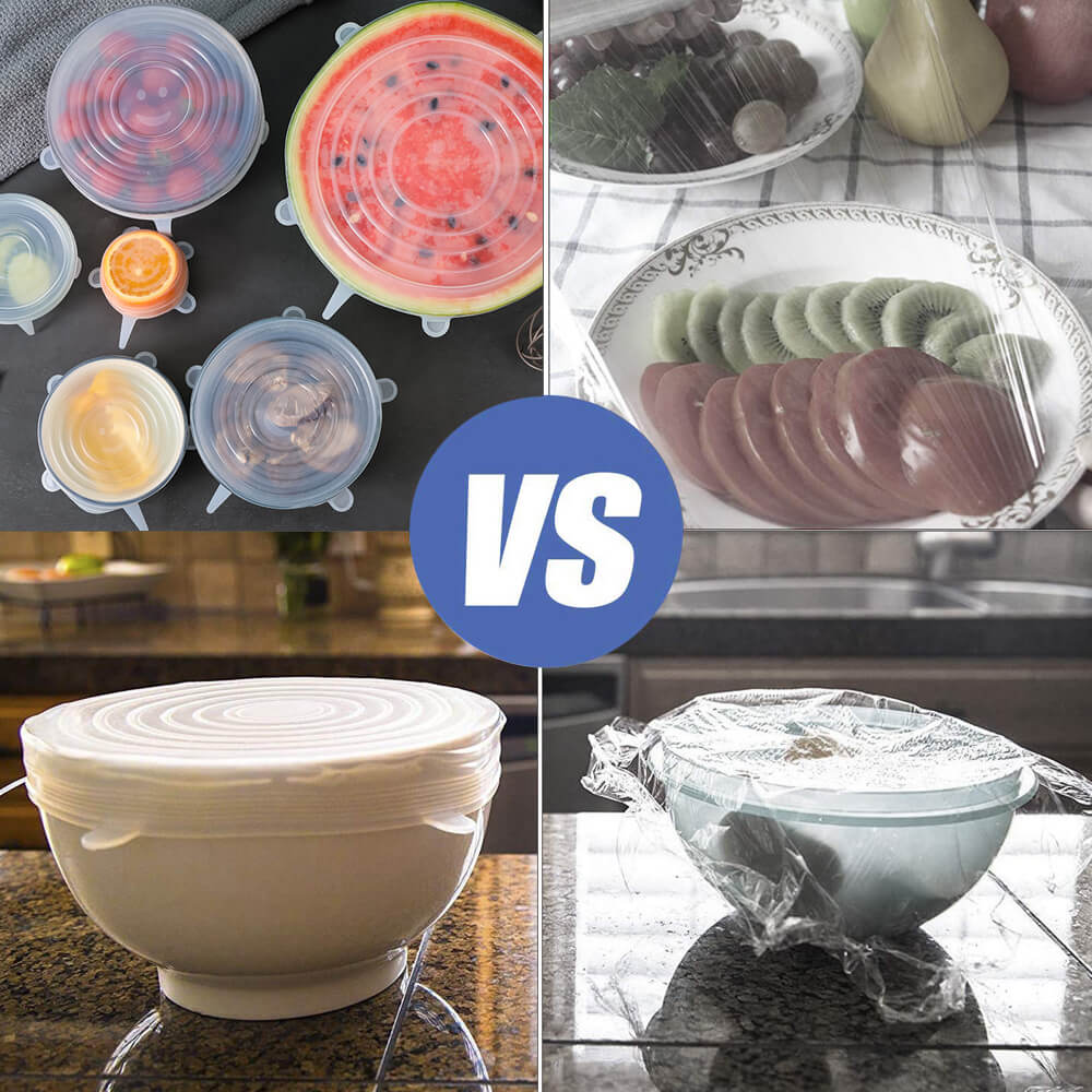 Herbruikbare Voedseldeksels (6 of 12 stuks set)