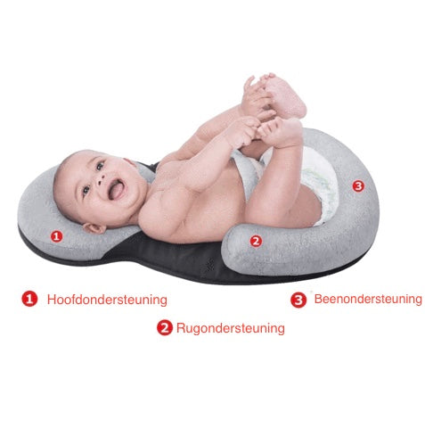 Draagbaar Baby Bed | Anti-vlakke Hoofd