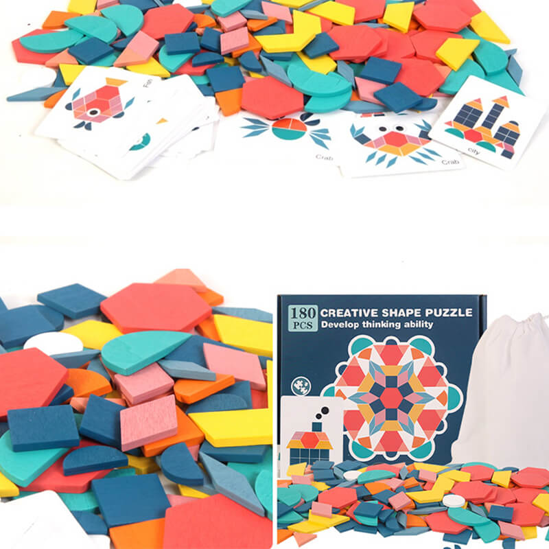 Creatieve Vormen Houten Puzzel