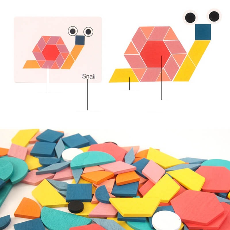 Creatieve Vormen Houten Puzzel
