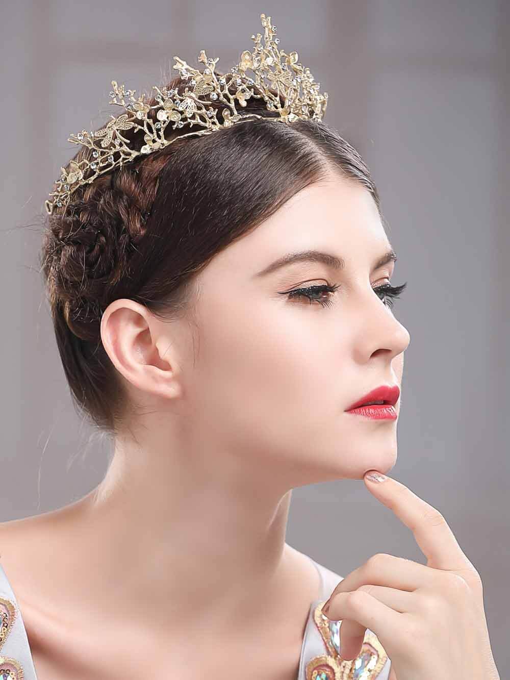 Goud Dragonfly Woodland Gatherer Kroon