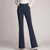 Slanke Uitlopende High Waist Broek