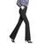 Slanke Uitlopende High Waist Broek