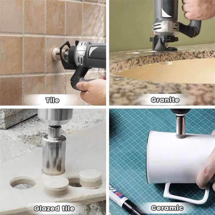 Diamant Gecoate Cirkelboor Set