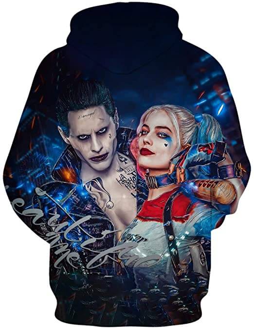 Harley Quinn 3D Printed Hoodie