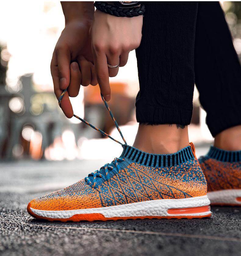 Fly-knitted Ademende Herensneakers