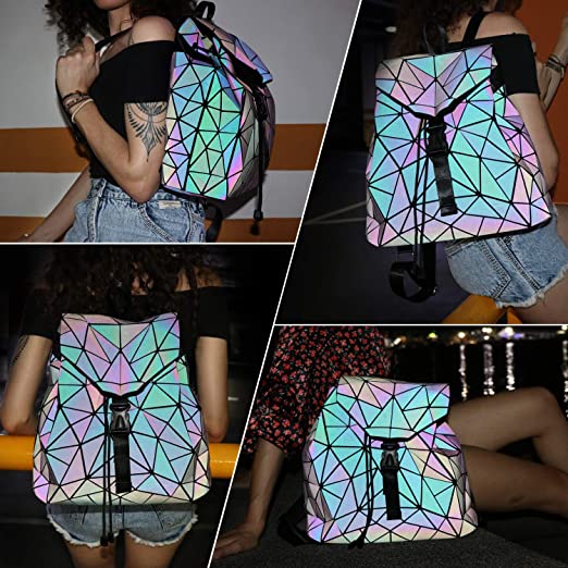 Lichtgevende Geometrische Rugzak