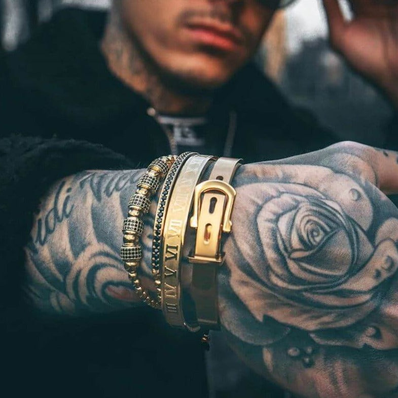 Titanium Armband Set