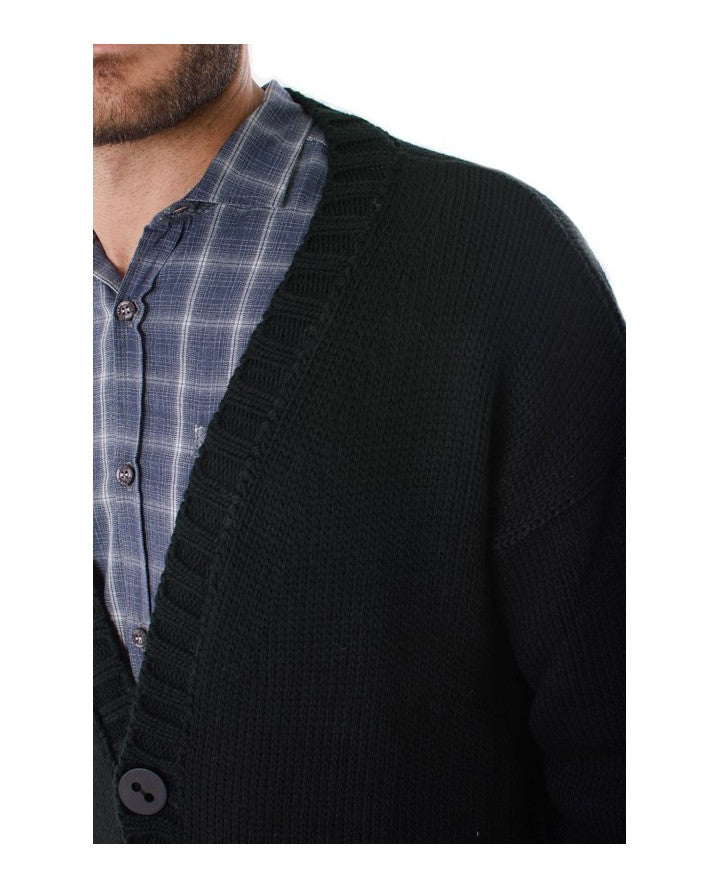Heren Knit Button Cardigan
