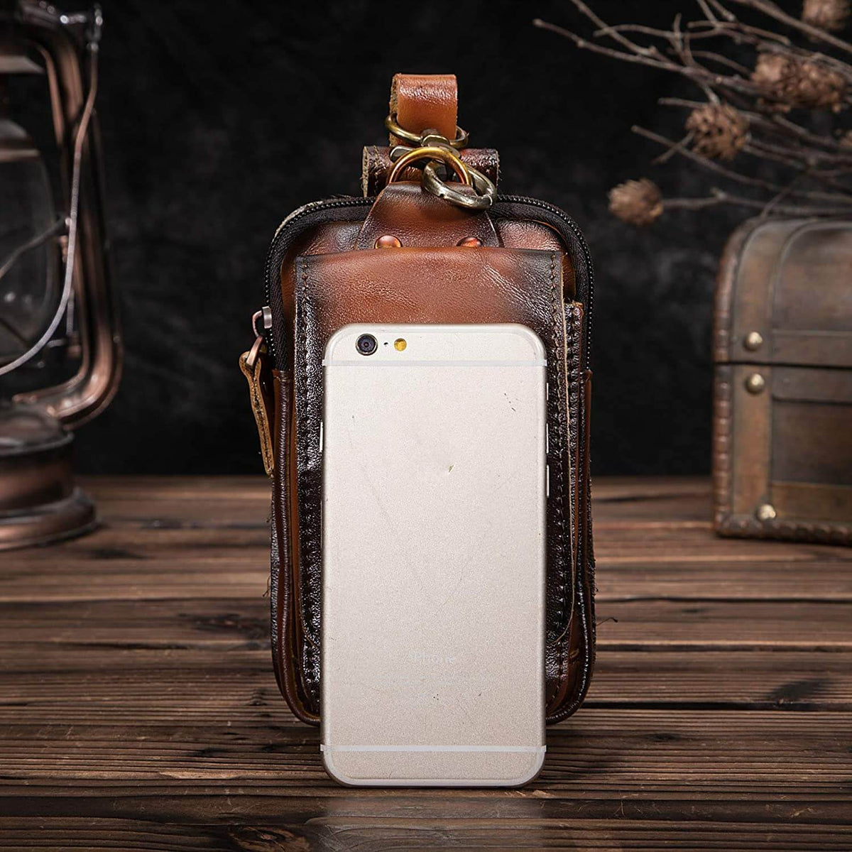 Lederen Stijl Heren Waist Bag