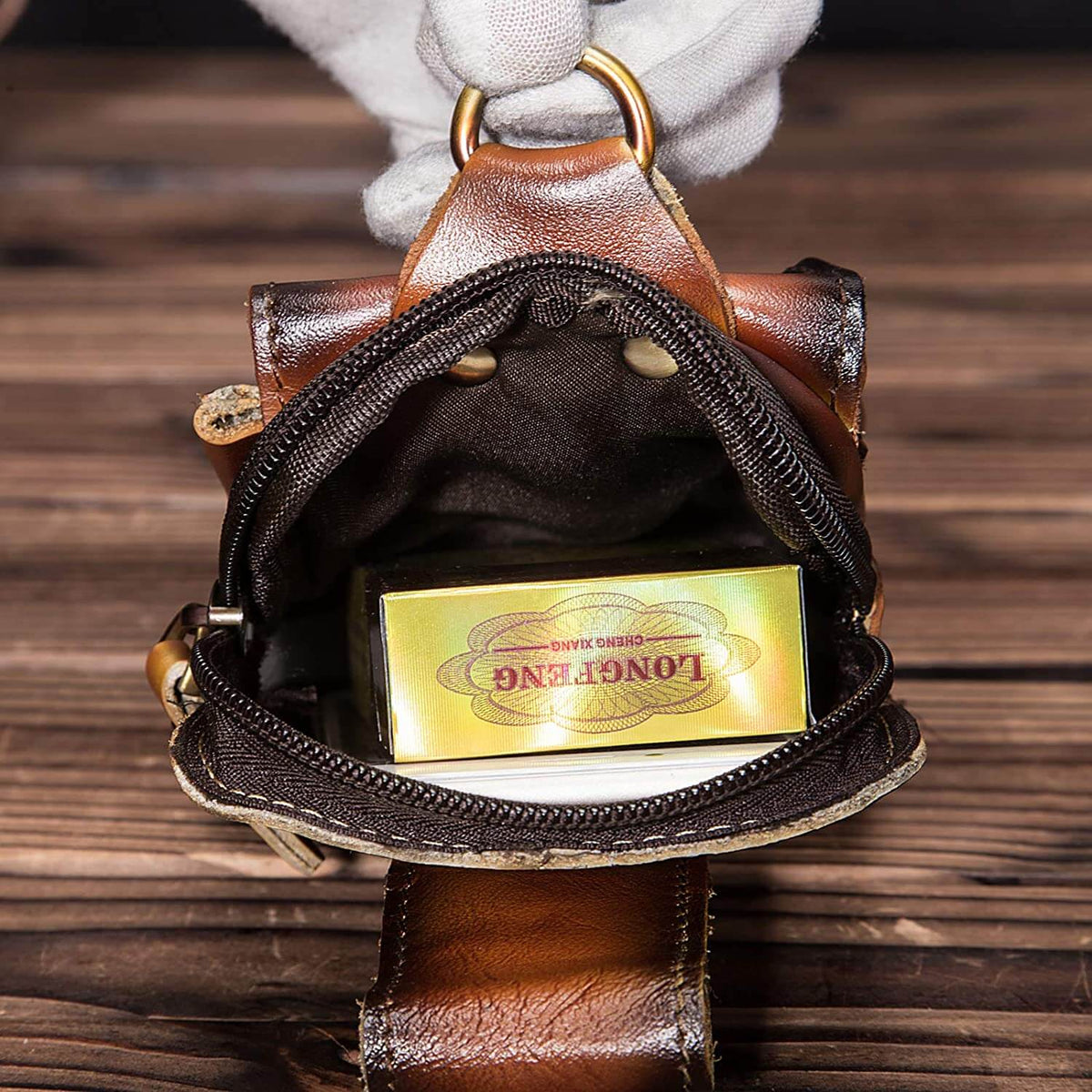 Lederen Stijl Heren Waist Bag