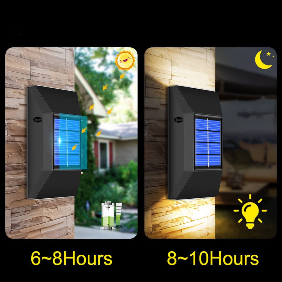 Zonne-aangedreven buiten Patio Wall Light
