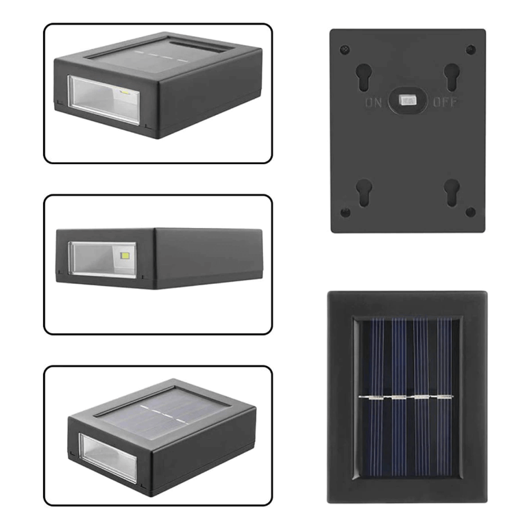 Zonne-aangedreven buiten Patio Wall Light