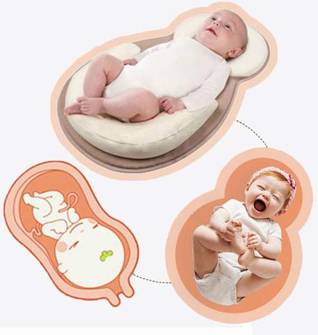 Draagbaar Baby Bed | Anti-vlakke Hoofd