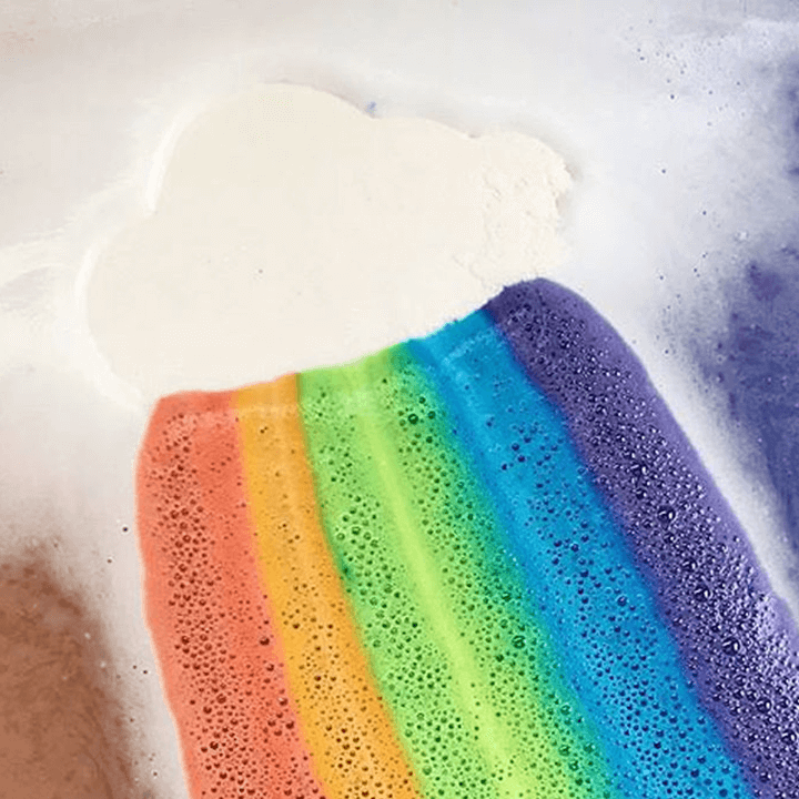 Regenboog Wolk Badbom