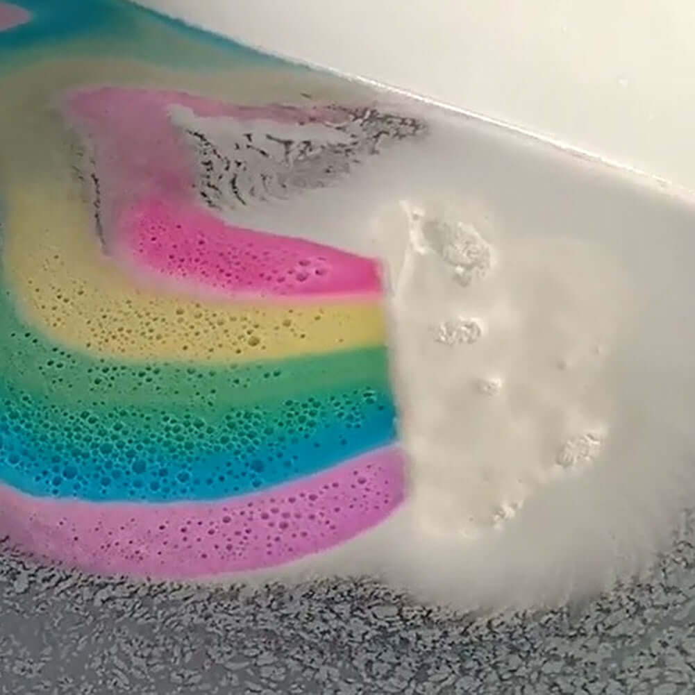Regenboog Wolk Badbom