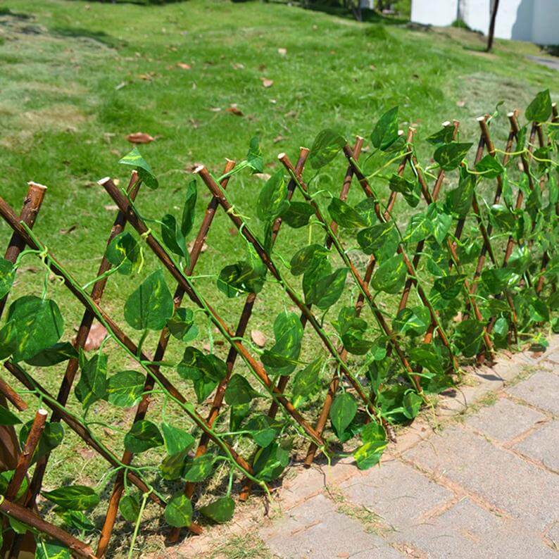 Intrekbare Tuinafrastering