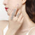Meerdere Vinger Stack Knokkel Band Crystal Ring