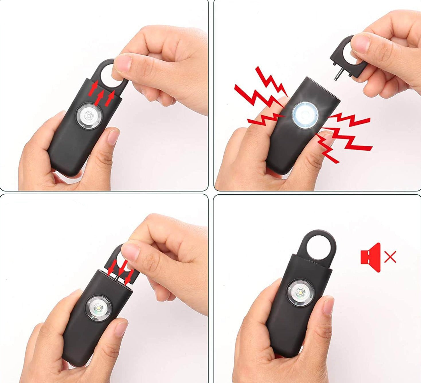 Veiligheid Alarm Sleutelhanger