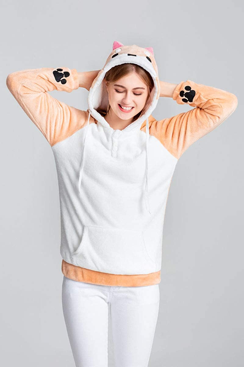 Shiba Inu Dog Cartoon Hoodie
