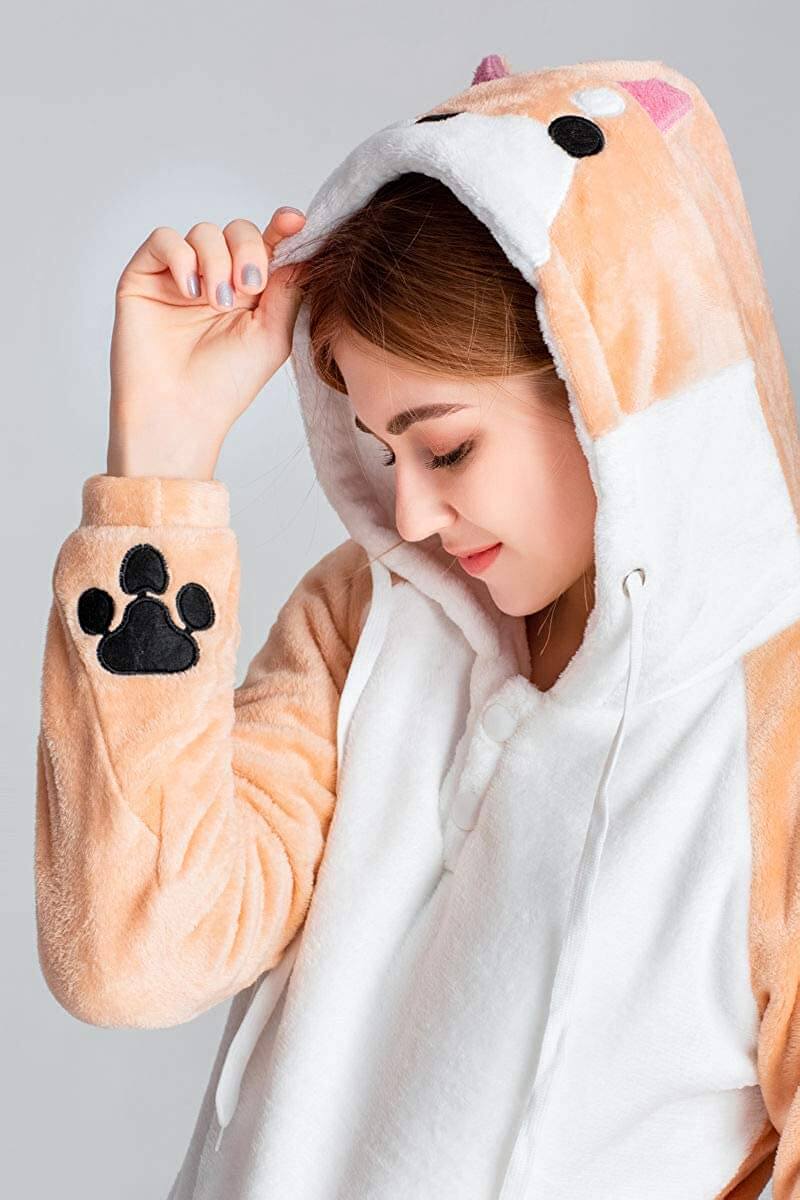 Shiba Inu Dog Cartoon Hoodie