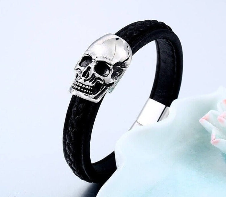 Stalen Punk Schedel Armband