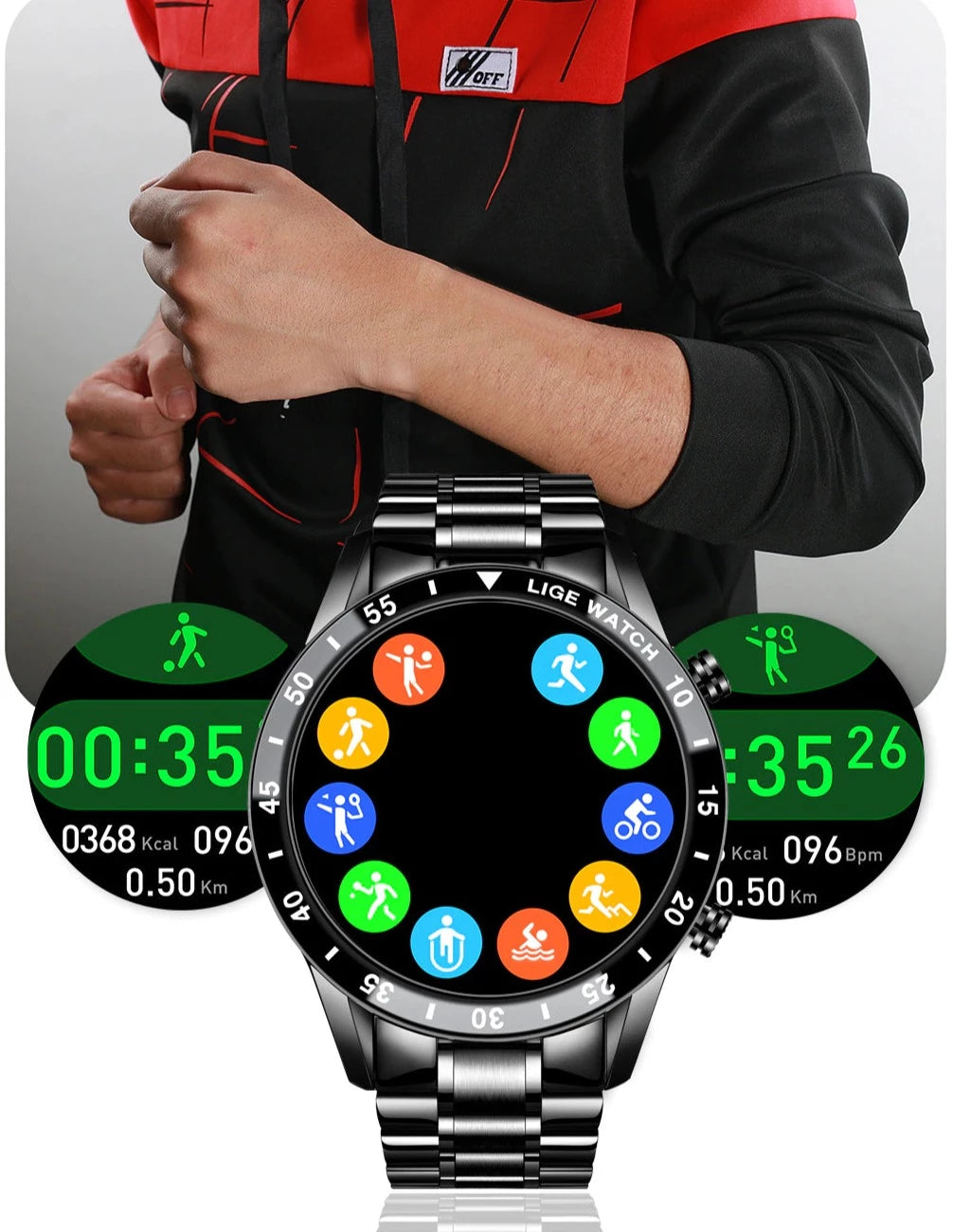 Elegant Sport Smart Horloge