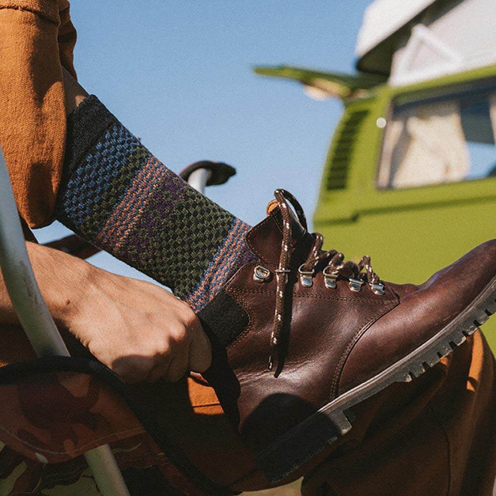 4 Paar Vintage Warme Sokken