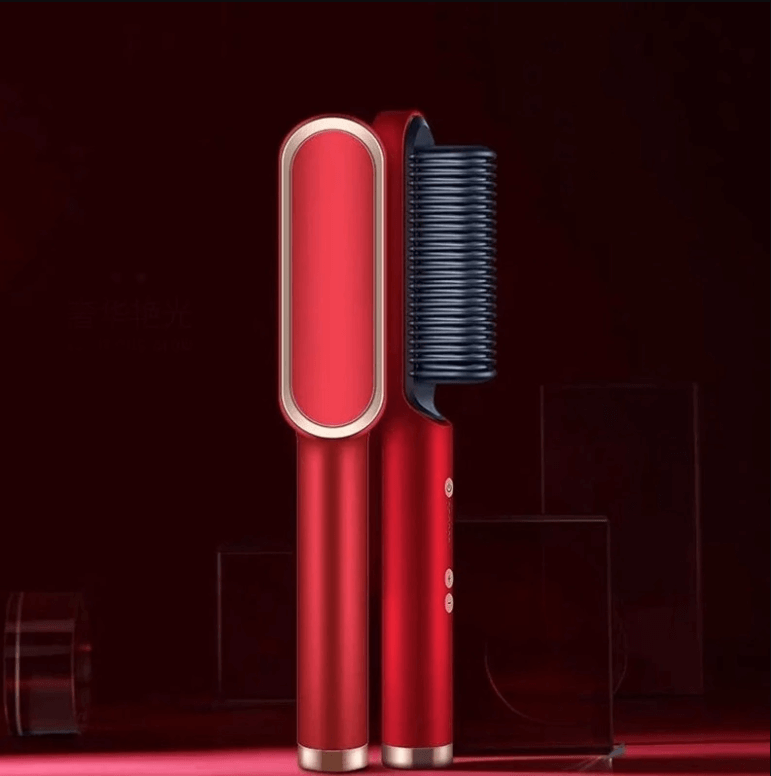 Haar stijltang Borstel Verwarmde Kam