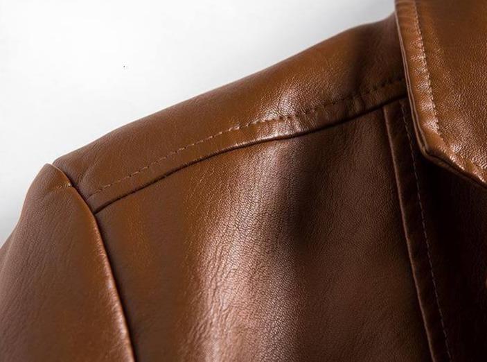 Leren blazerjack voor heren