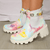 Tie Dye Enkellaarsjes