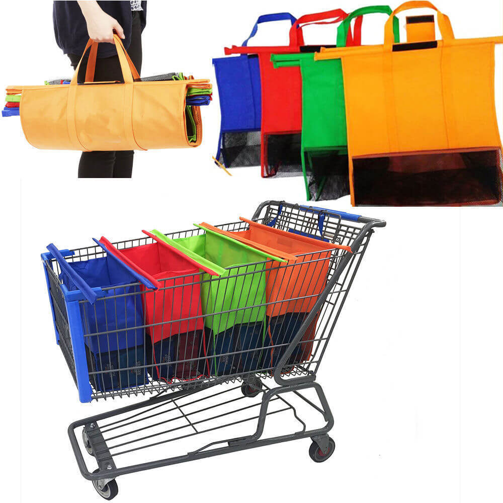Boodschappenwagentje Trolley Tassen (Set van 4)