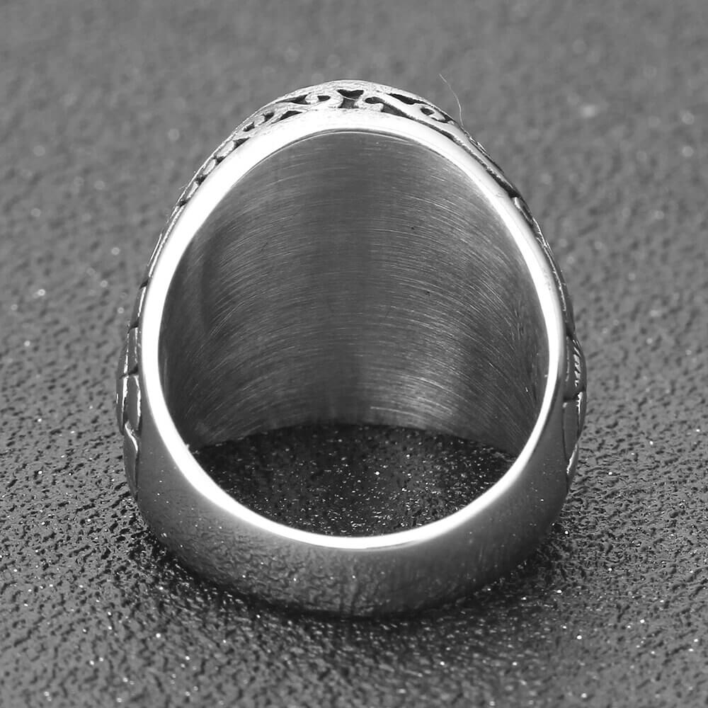 Mannen Vintage Turquoise Stone Ring