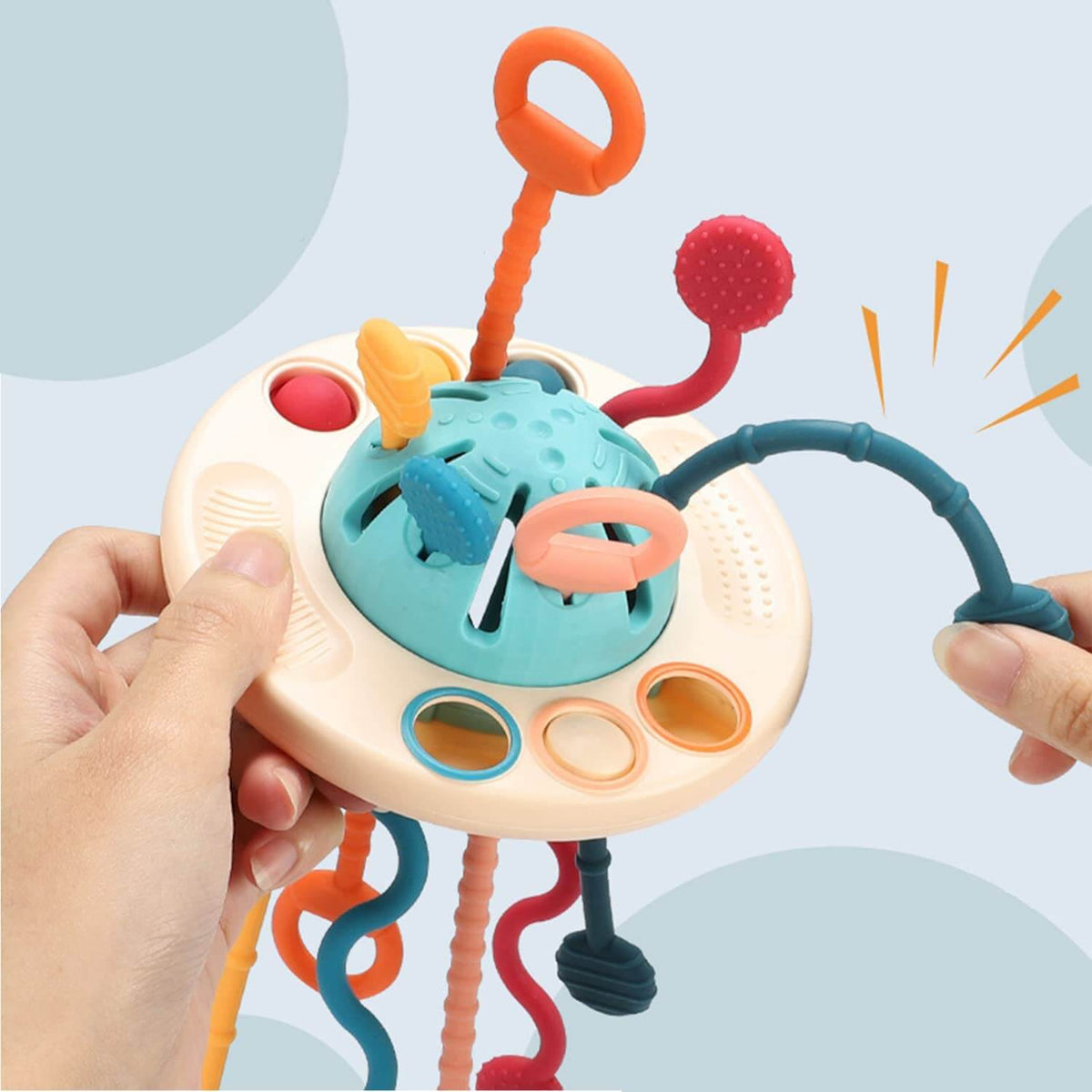 UFO Siliconen Trekspeelgoed