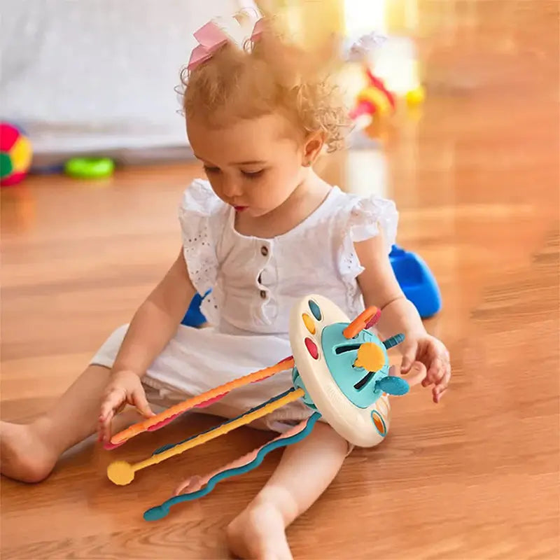 UFO Siliconen Trekspeelgoed