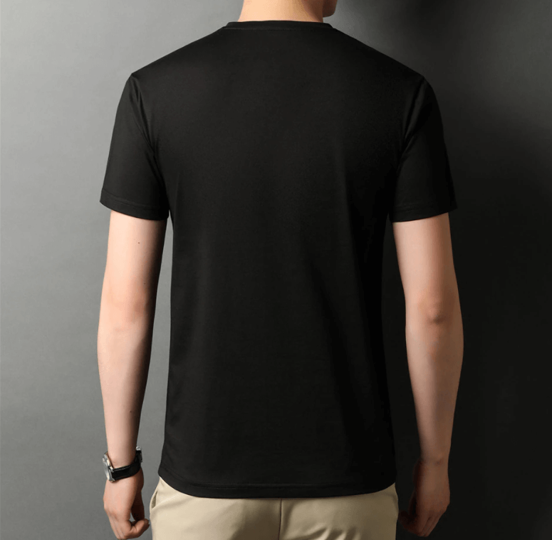 Heren Slim Fit V-hals T-shirt