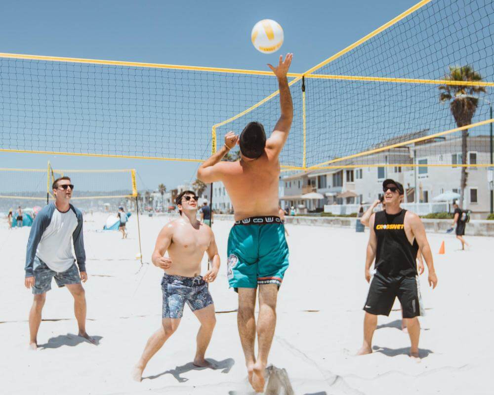 Vierzijdig Cross Volleybal Net