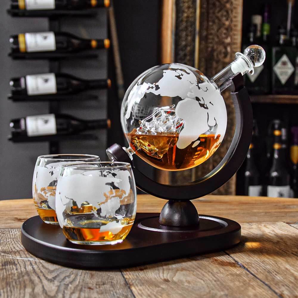 Globe Whiskey Karaf Set