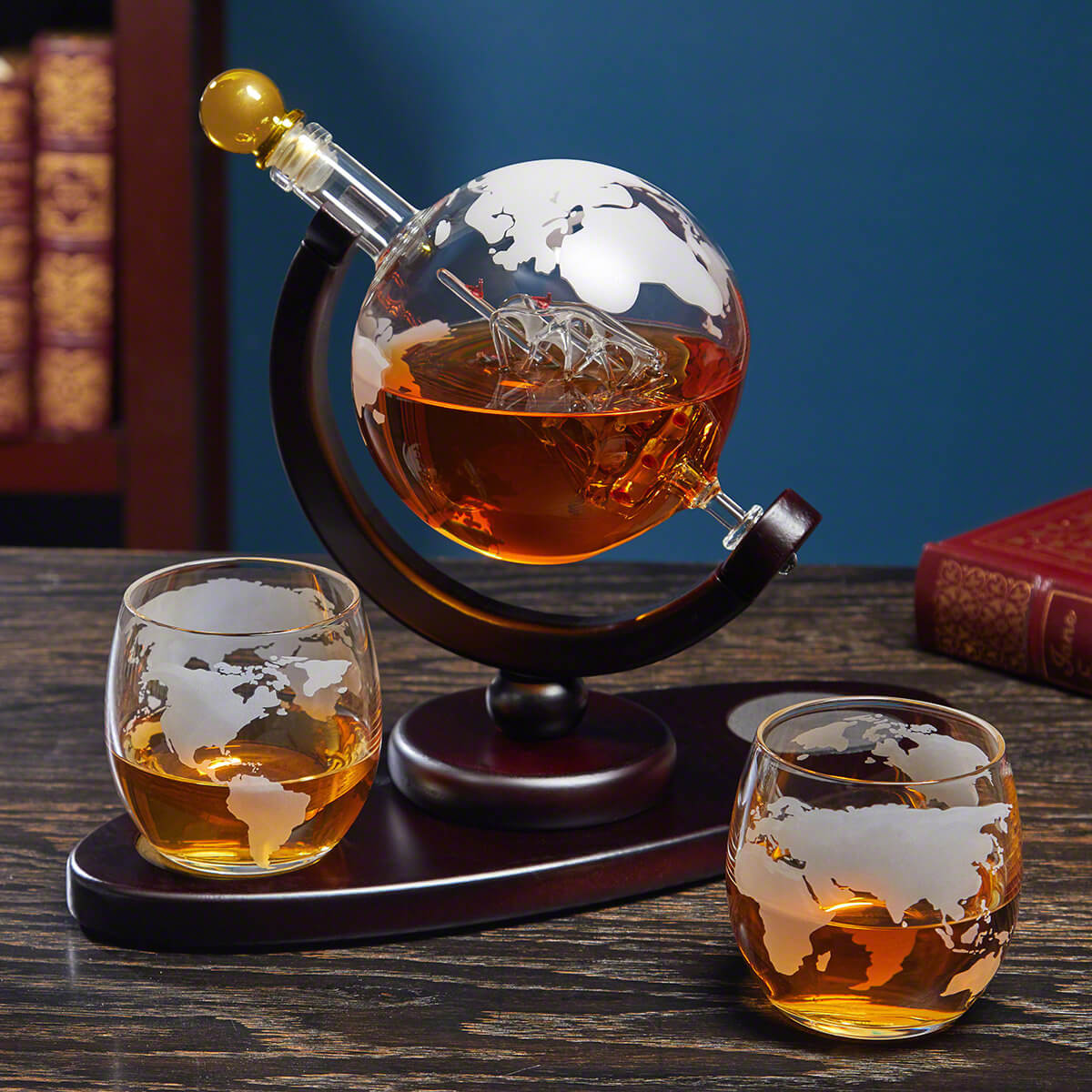 Globe Whiskey Karaf Set