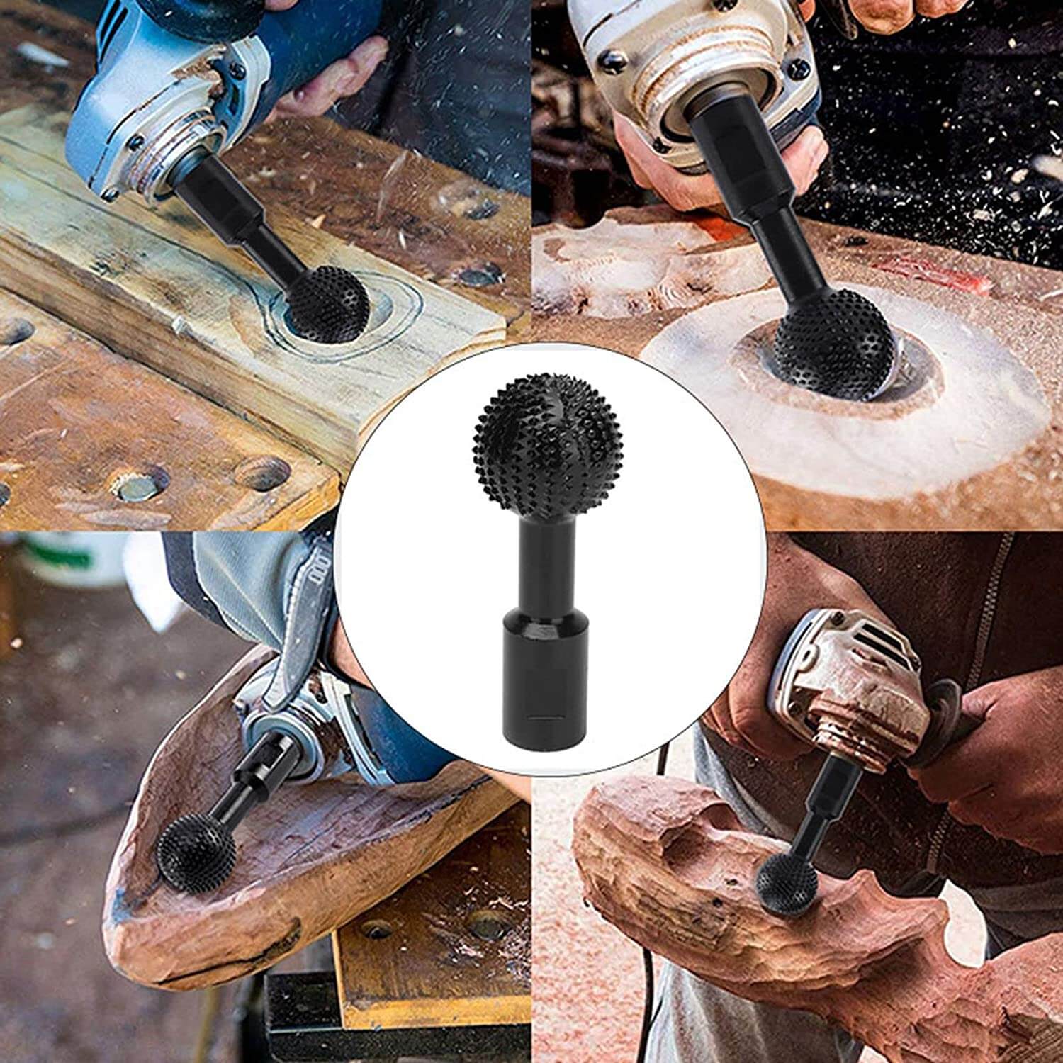 Bolvormige Houtgroefsnijder