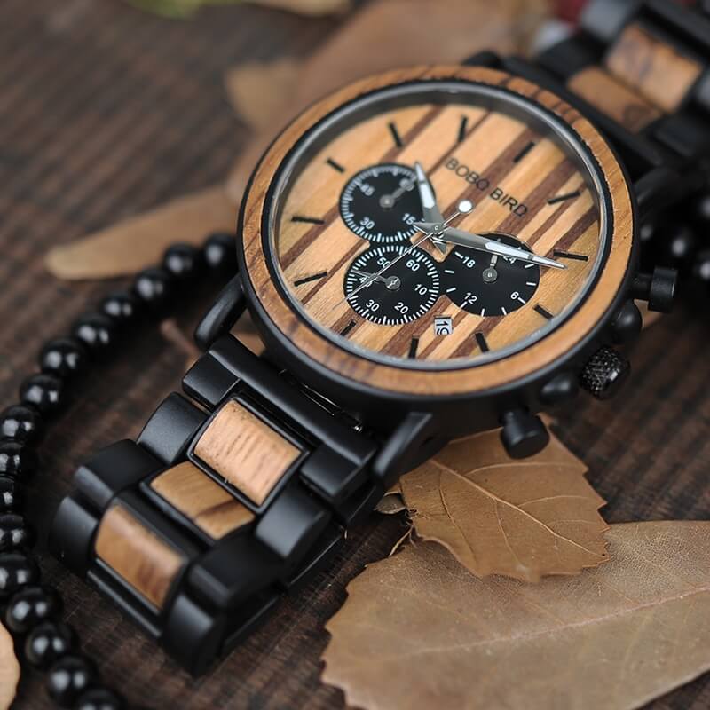 Luxe Houten Herenhorloge